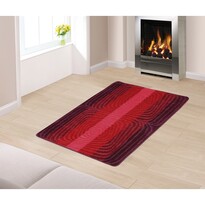 Chodnik dywanowy „Spirale” czerwony, 80 x 120 cm