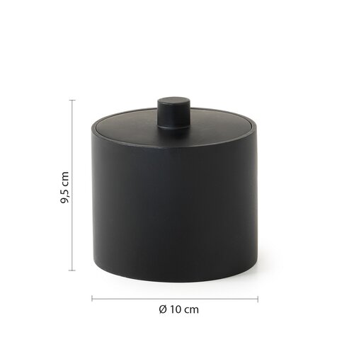 Doză pentru depozitare GEDY BR0314 Brenda, negrumat