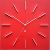 Future Time FT1010RD Square red Designerski zegar ścienny, 40 cm
