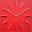 Future Time FT1010RD Square red Designové nástěnné hodiny, 40 cm