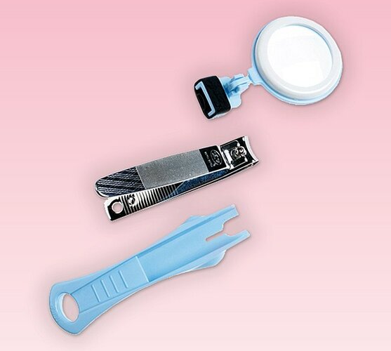 Obcinaczki do paznokci z lupą