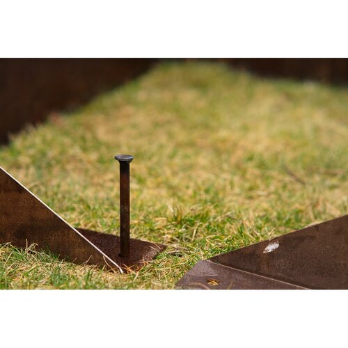 Alto Podwyższona grządka 148 x 148 x 36 cm, corten CORGARDEN 1013