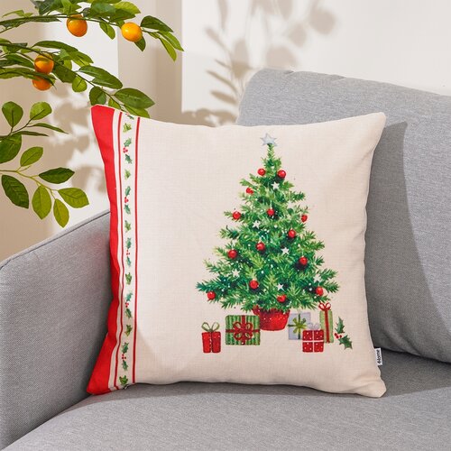 4Home Božična prevleka za blazino Retro Christmas, 45 x 45 cm