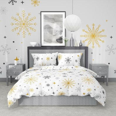 Stanex Baumwollbettwäsche Magic White, 140 x 220 cm, 70 x 90 cm