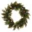 Штучний вінок із сосни з шишками, діаметр 66 см,зелений