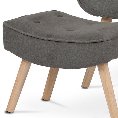 Ohrensessel mit Fußhocker LAN2, braun