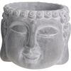 Cvetlični lonec Buddha, beton siva, 16 x 12,5 x 16cm