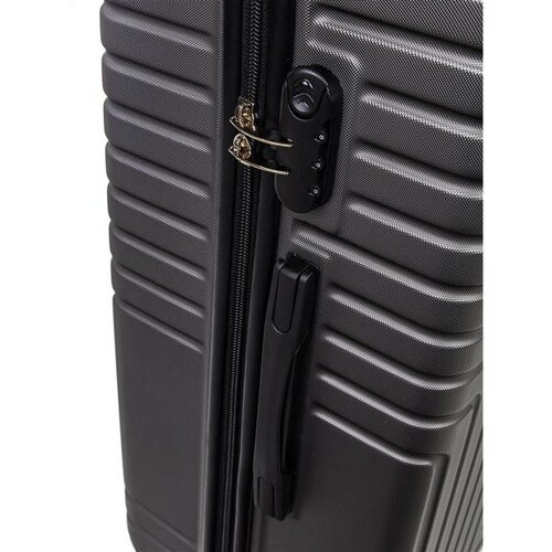Pretty UP Cestovní skořepinový kufr ABS25 velký, 68 x 47 x 29 cm, antracit