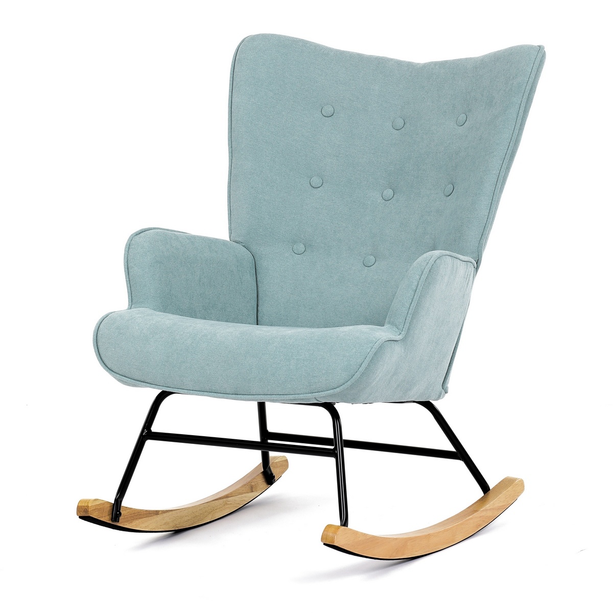 Fotel bujany BLUE2, turkusowy