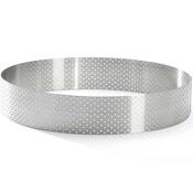 De Buyer 3098.07 perforiran okrogel okvir za torte18,5 cm, nerjaveče jeklo