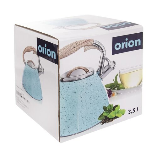 Orion Wasserkessel Relief  3,5 l, Blau