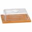 Kesper 58643 Tăietor din bambus cu capac, 25 x 20x 8 cm