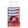 Baterii alcaline Philips AAA 1,5 V, 20 buc