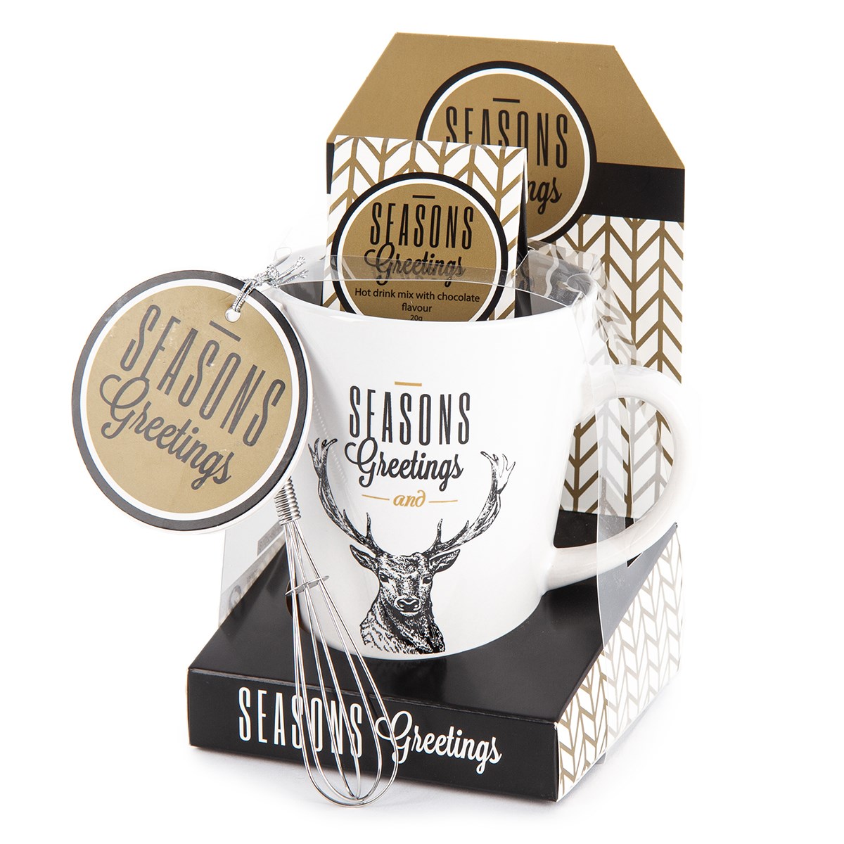 Darčeková sada hrnček s nápojom Season greetings, 320 ml