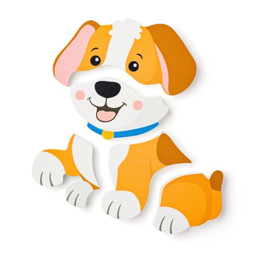 Woody Puzzle Baby Psík