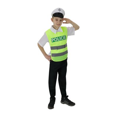 Rappa Kinderkostüm Verkehrspolizist, Größe S