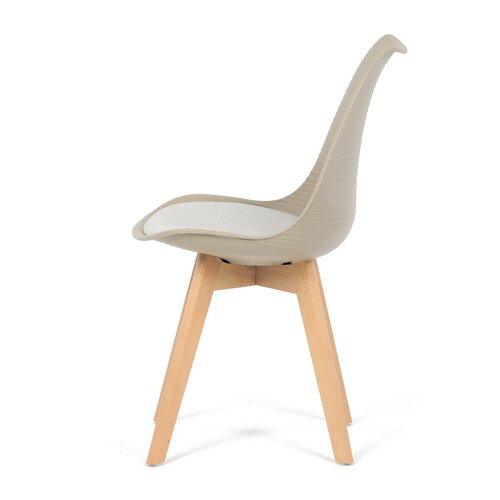 Krzesło do jadalni CT-X7055 WT, beżowe