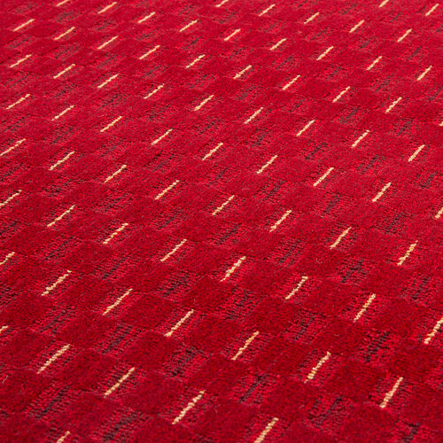 Kusový koberec Valencia červená, 120 cm