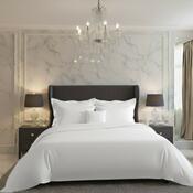 Satenasto posteljnino Luxury Collection belo, 140 x 200 cm, 70 x 90 cm
