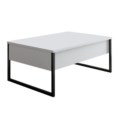 Konferenční stolek Luxe White and Black
