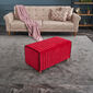 Taboret Mabel Pouf Czerwony