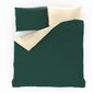 Lenjerie de pat din satin Kvalitex LuxuryCollection, verde/crem, 140 x 200 cm, 70 x 90 cm