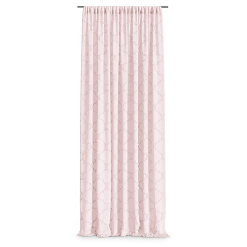 Restilo Firanka Delva Eyelets różowy, 140 x 250 cm