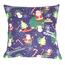 Bellatex Prevleka za blazino Božični motiv modra,45 x 45 cm