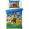 Carbotex Lenjerie de pat din microfibră Paw Patrol Running to the Rescue, 140 x 200 cm, 70 x 90 cm