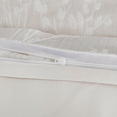 Jacquard-Bettwäsche Boston beige, 140 x 200 cm, 70 x 90 cm