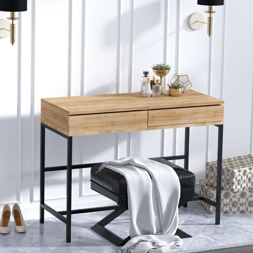 Masa de toaletă Linda Black and Oak
