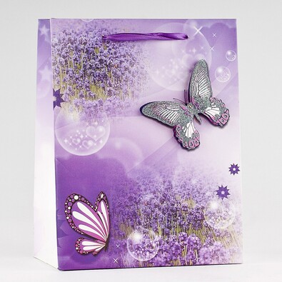 Darčeková taška motýle malá3 ks