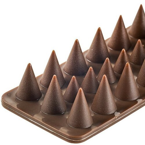 Plastové ochranné hroty proti vtákom hnedá set 4 ks