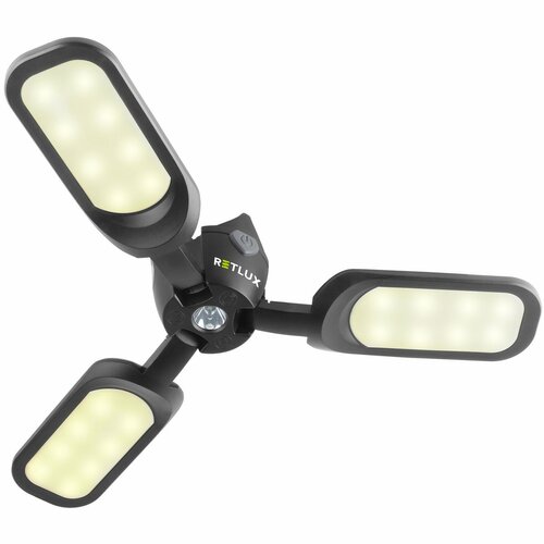 Retlux RPL 601 Latarka kempingowa LED z panelem słonecznym, 200 lm, 5 godzin