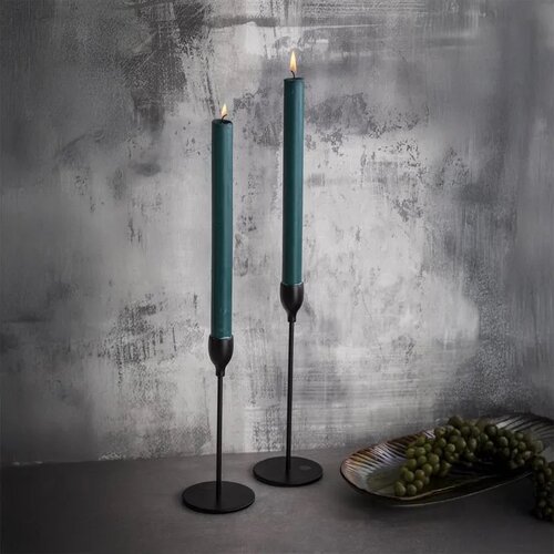 Altom Kovový svícen črna, 18 cm