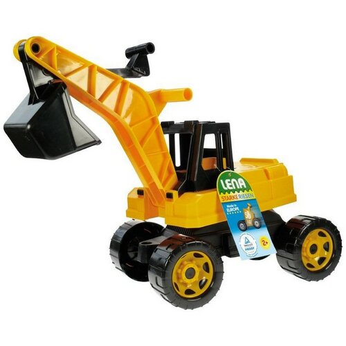 Lena Giga Trucks kotrógép sárga-fekete, 70 cm  termék 2. képe