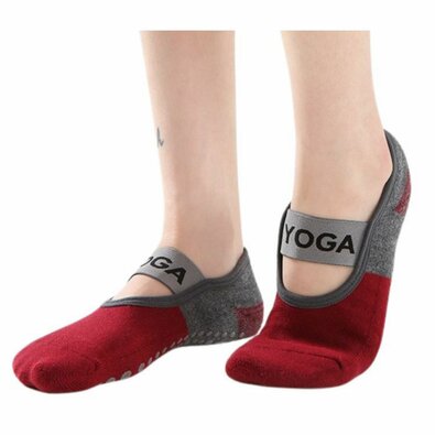 Rutschfeste Yoga-Socken, Größe 36-40
