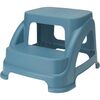 Hocker aus Kunststoff Blau, 37,5 x 43 x 28 cm