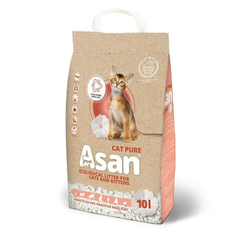 Asan Cat Așternut ecologic pentru pisici Pure, 10l