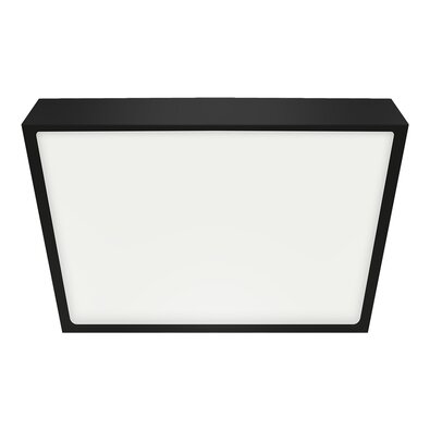 Emithor Stropní LED svítidlo LENYS III. 27026, 27 x 27 cm, 24 W, IP20/IP44, černá