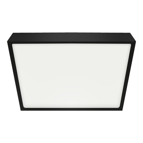 Emithor Stropní LED svítidlo LENYS III. 27026, 27 x 27 cm, 24 W, IP20/IP44, černá