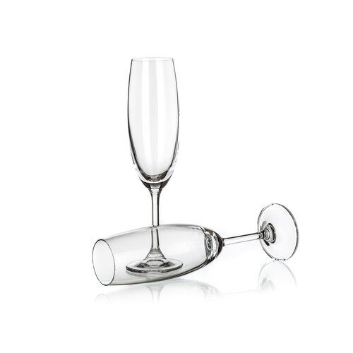 Banquet Crystal kozarec za šampanjec Leona 210 ml,6 kosov