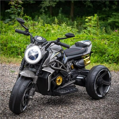 Baby Mix Motocykl elektryczny dla dzieci Calabre, czarny