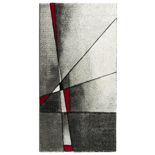 Kusový koberec Brilliance červená, 80 x 150 cm