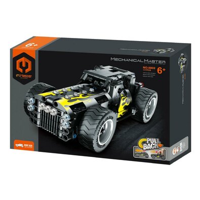 Stavebnice iM.MASTER auto na zpětné natažení, 177 dílků