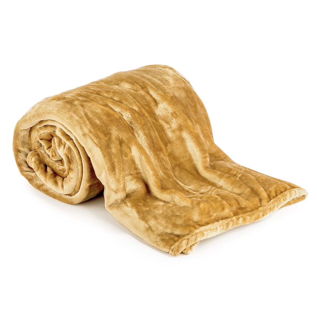 JAHU Deka XXL / Prehoz na posteľ medová, 200 x 220 cm