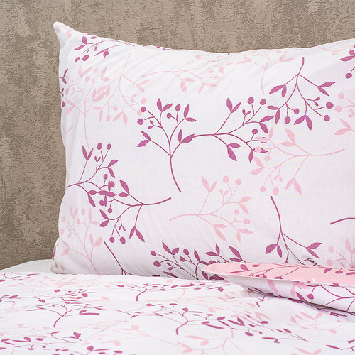 4Home Baumwollbettwäsche Harmony rosa, 140 x 220 cm, 70 x 90 cm