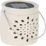 Lampa solarna Darena szara, 9,2 x 9 x 11 cm,porcelana