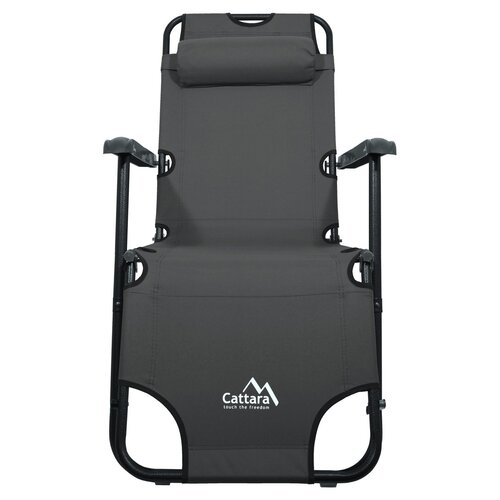 Cattara 13513 Zložljiva ležalka Comfort, antracit,155 x 61 cm