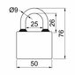 Set de 3 lacăte pentru închidere comună - "SU"RV.OVAL.52.SET3